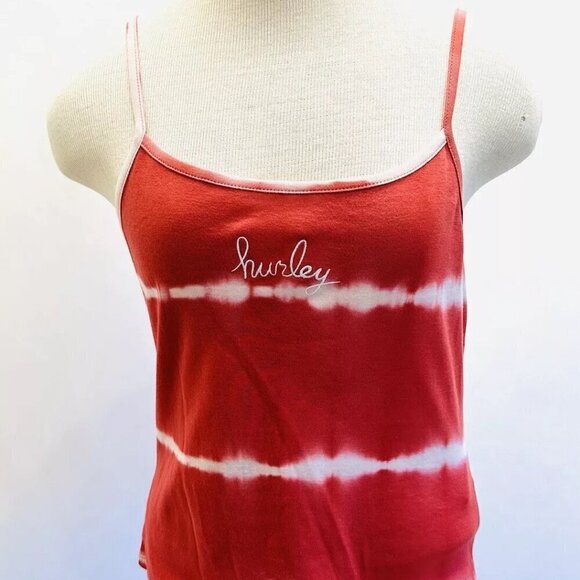 Hurley Tops - NWT HURLEY Juniors Sleeveless Pullover Cotton Square Neck Cropped Top Size Large